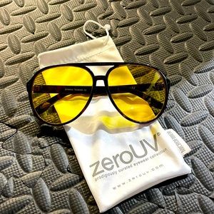 Zero UV Retro Aviator Sunglasses